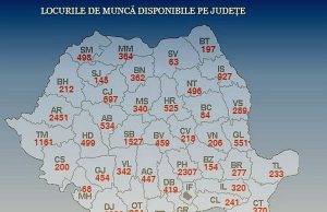 Peste 25.000 de jonuri vacante in Romania, la jumatatea lunii septembrie