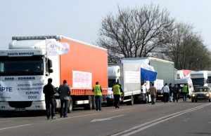 Transportatorii romani anunta proteste masive in toata tara