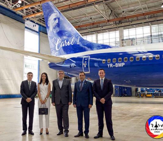 Blue Air inaugurează cea de-a doua aeronavă personalizată în cinstea Centenarului
